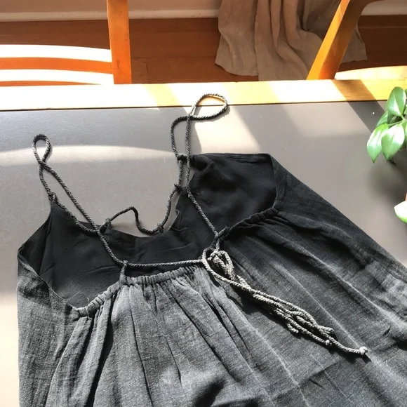 Tigani Lux Linen Moss Dress 1.0 - Picture 10 of 13